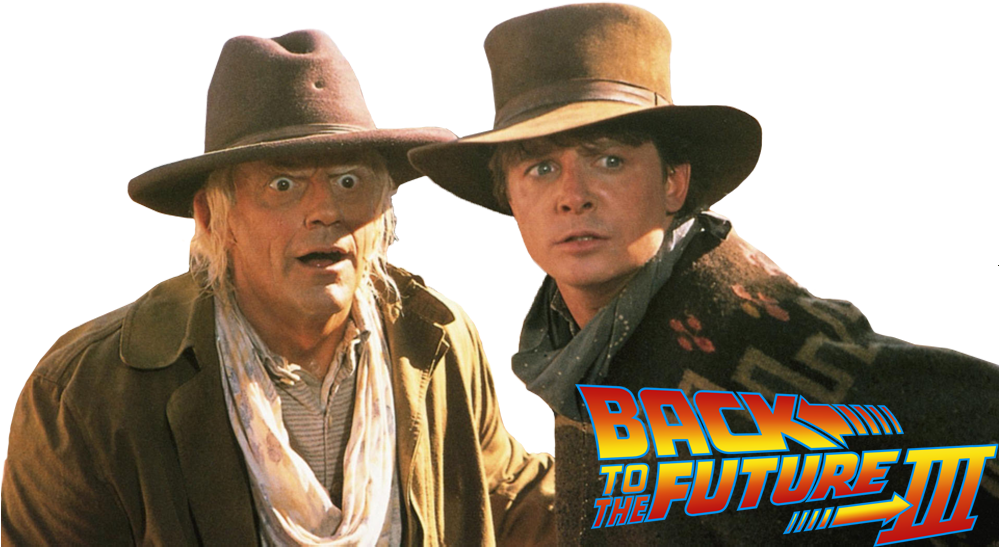 Back To The Future Part Iii Image - Back To The Future Part 3 Doc Clipart (1000x562), Png Download