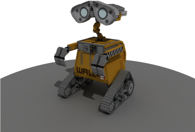 Wall-e - Military Robot Clipart (648x540), Png Download