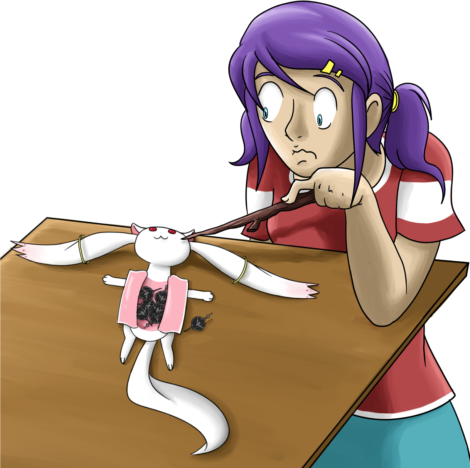 Biology - Anime Science Clipart (1600x1611), Png Download