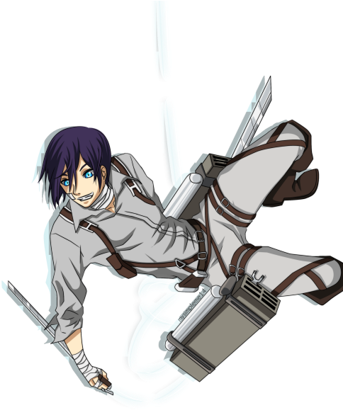 Noragami-shingeki - Noragami X Shingeki No Kyojin Clipart (500x667), Png Download