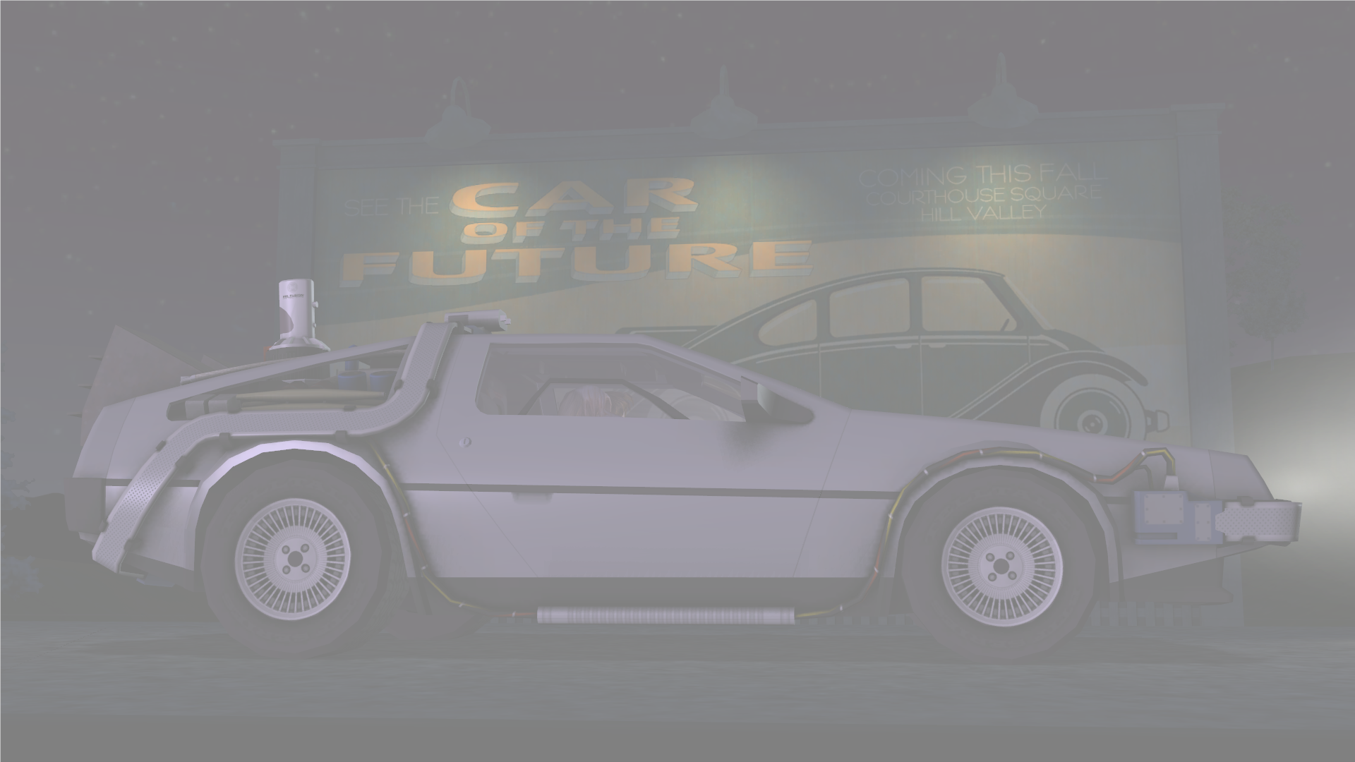 Back To The Future - Delorean Dmc-12 Clipart (1920x1080), Png Download