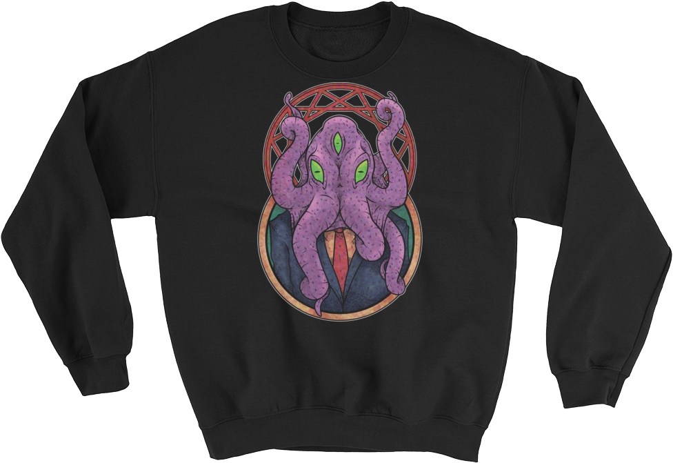 Cthulhu Attorney At Law Sweatshirt Clipart (976x671), Png Download