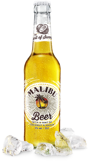 New Malibu Beer ® - Malibu Cocktails Pina Colada Light Clipart (500x640), Png Download