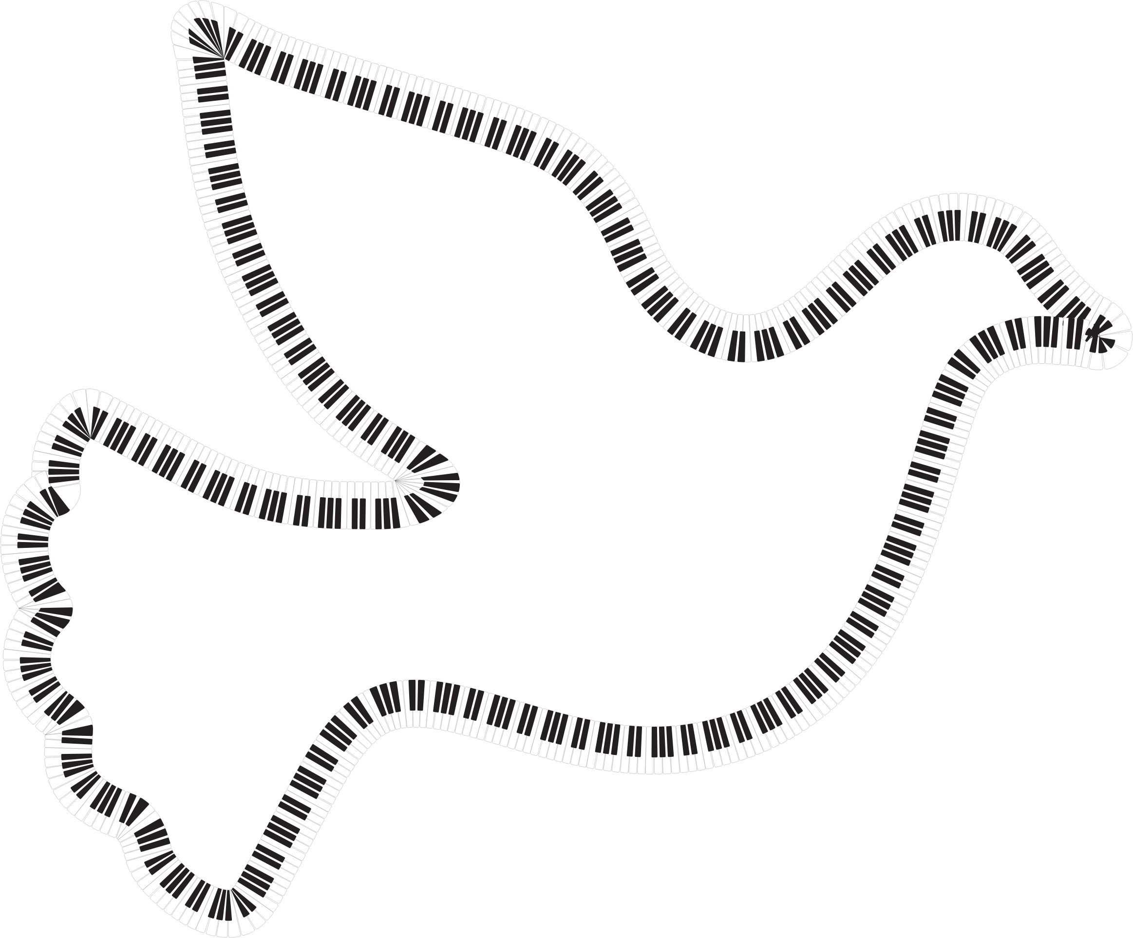 This Free Icons Png Design Of Peace Dove Piano Keys Clipart (2326x1926), Png Download