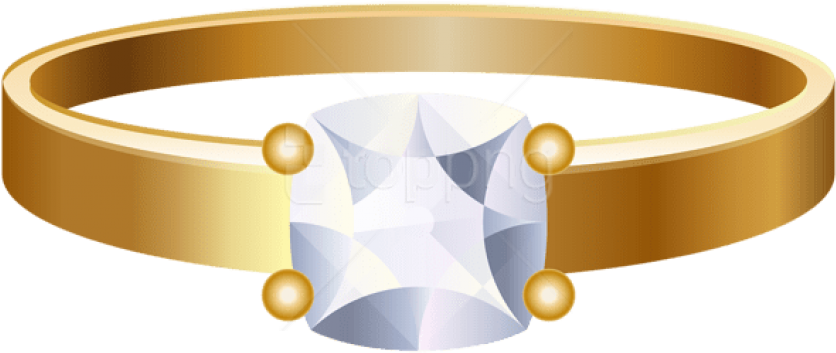 Free Png Download Engagement Ring Transparent Clipart - Ring Transparent (850x367), Png Download