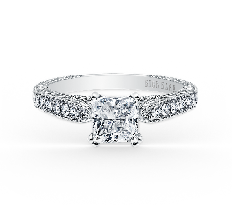 Kirk Kara Engagement Ring - Engagement Ring Clipart (800x800), Png Download