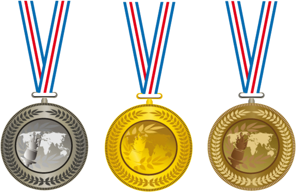 Clip Download Clip Art Silver Bronze Medals Transprent - Medals Cup - Png Download (1024x861), Png Download