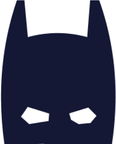 Batman Mask Clipart Silhouette - Batman - Png Download (640x480), Png Download