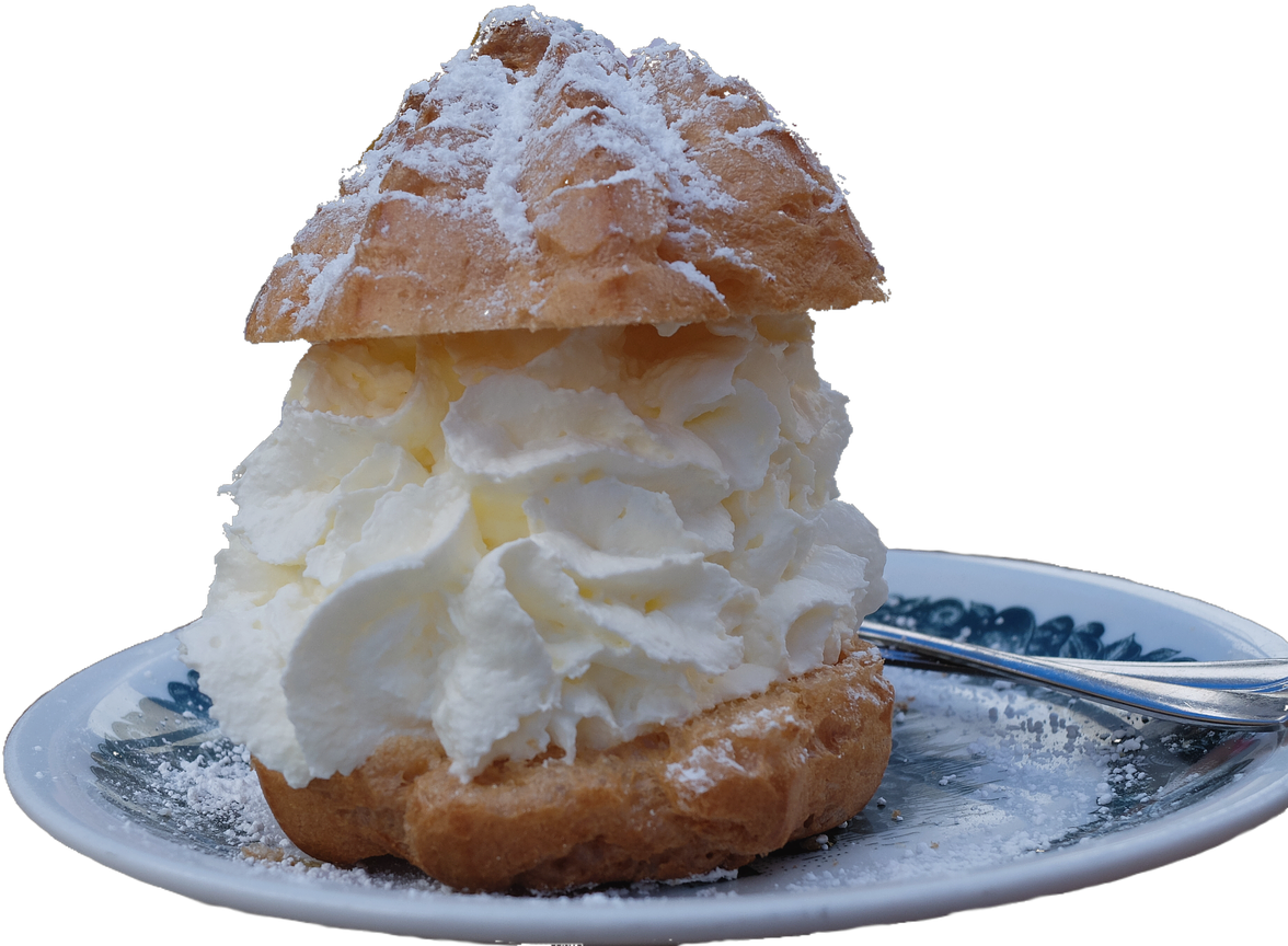 Transparent,transparent Background,cream Puff,whipped - Cream Puffs Transparent Background Clipart (1280x960), Png Download