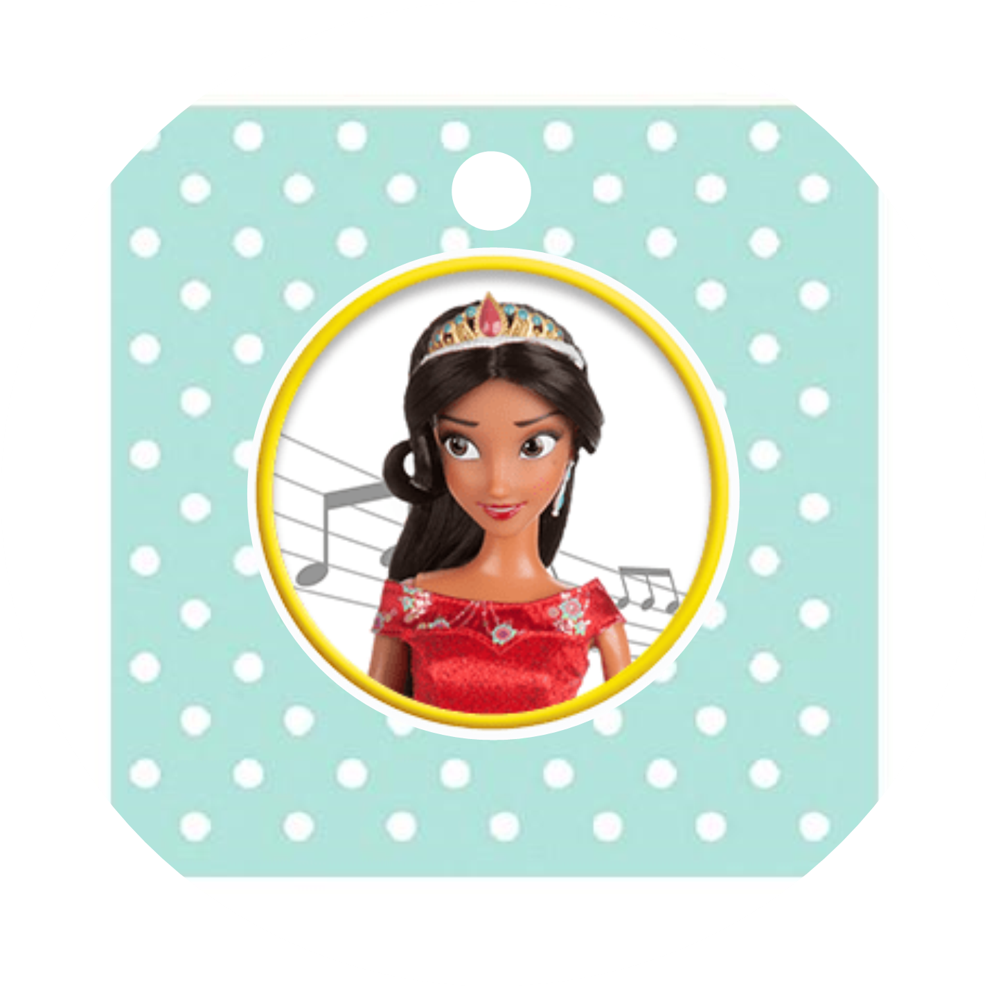 Etiqueta Para Los Recuerdos - Singing Elena Of Avalor Doll Clipart (1425x1425), Png Download