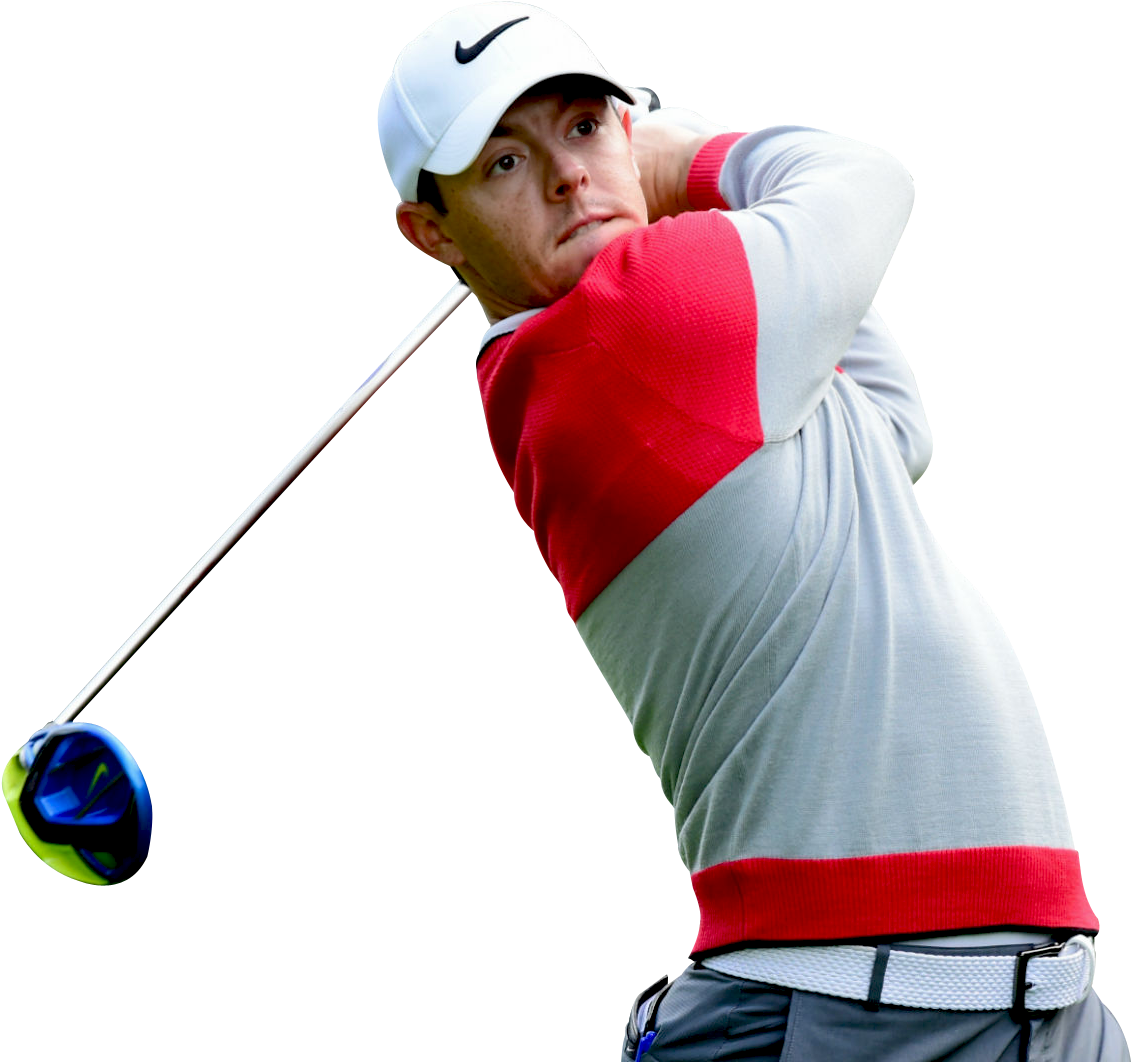 Golfer Png - Rory Mcilroy Golf Png Clipart (1312x1080), Png Download