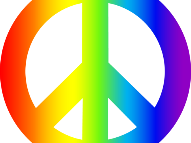 Peace Sign Clipart Peace Emoji - Amor Y Paz - Png Download (640x480), Png Download
