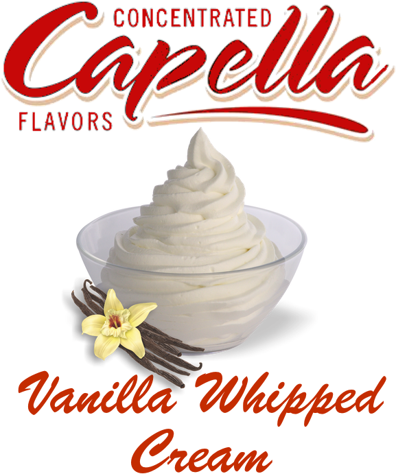 Vanilla Whipped Cream By Capella Concentrate - Meringue Clipart (600x720), Png Download