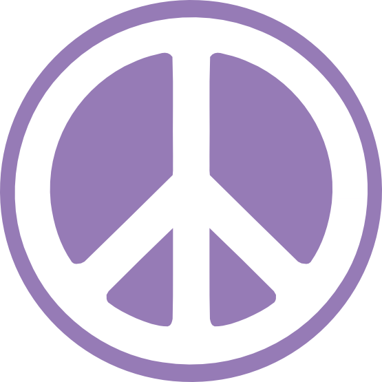 Peace Sign Clipart Pice - Peace Sign - Png Download (555x555), Png Download