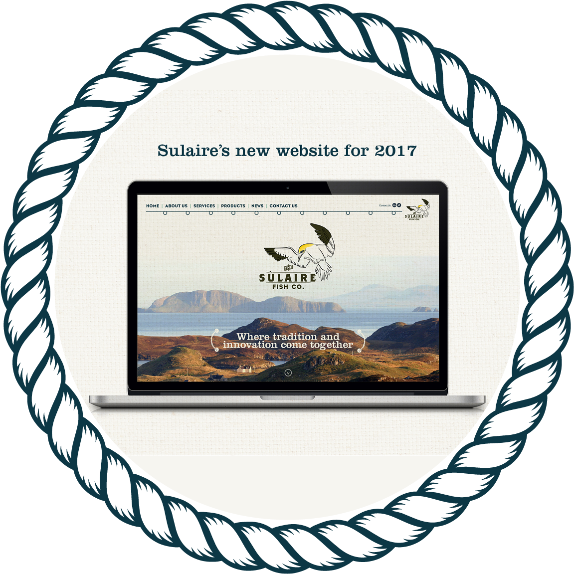 Sulaire New Website News Piece Image In Rope Border - Coloriage De Mandala Facile A Imprimer Clipart (1250x1250), Png Download