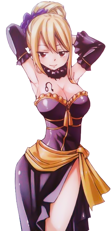 Lucy And Fairy Tail Image - Fairy Tail Lucy Star Dress Leo Clipart (388x810), Png Download