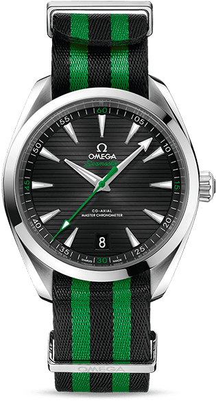 The Omega Seamaster Aqua Terra “golf” - Aqua Terra Black Dial Clipart (480x660), Png Download