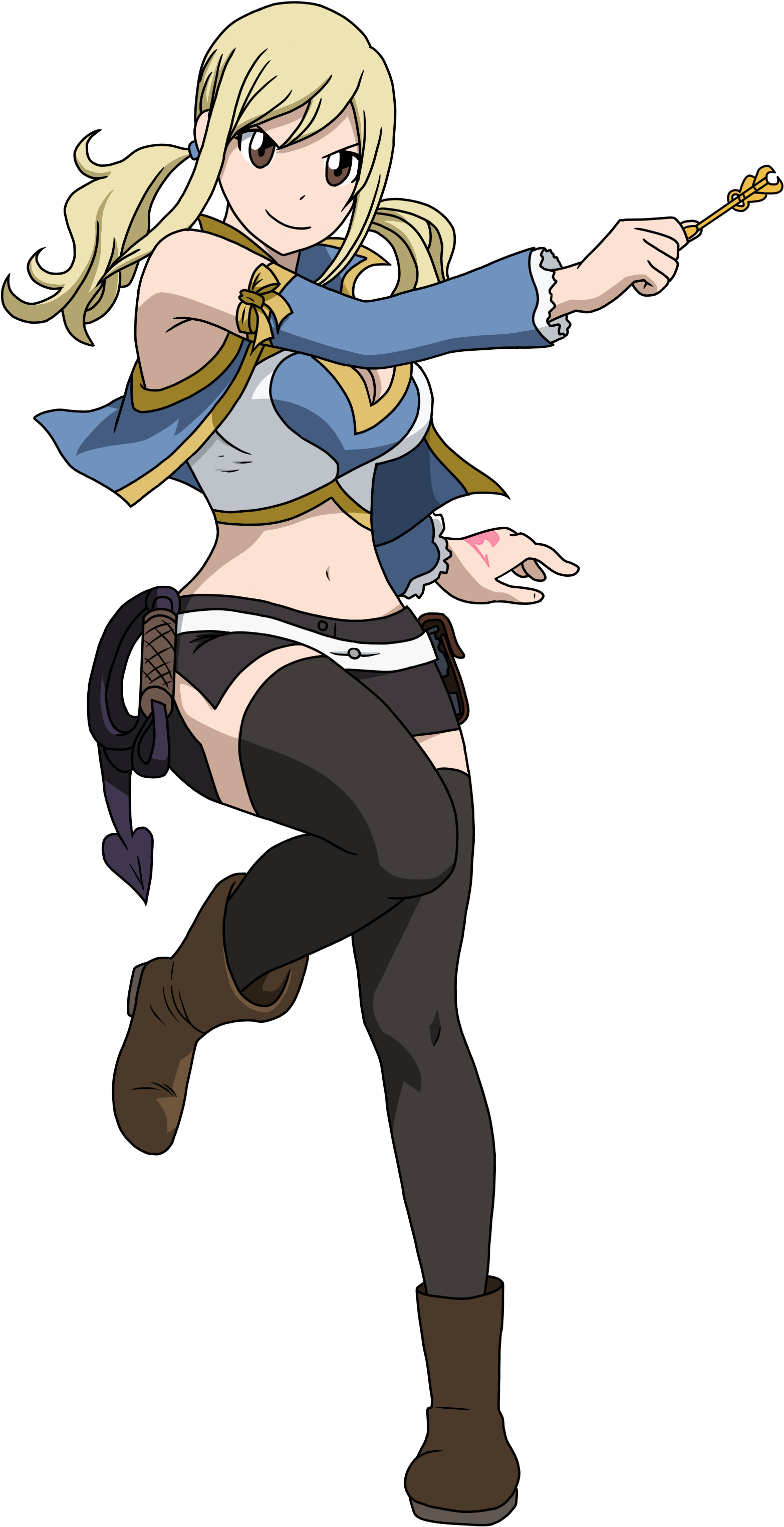 Lucy Heartfilia Drawing Full Body , Png Download Clipart (1565x3047), Png Download