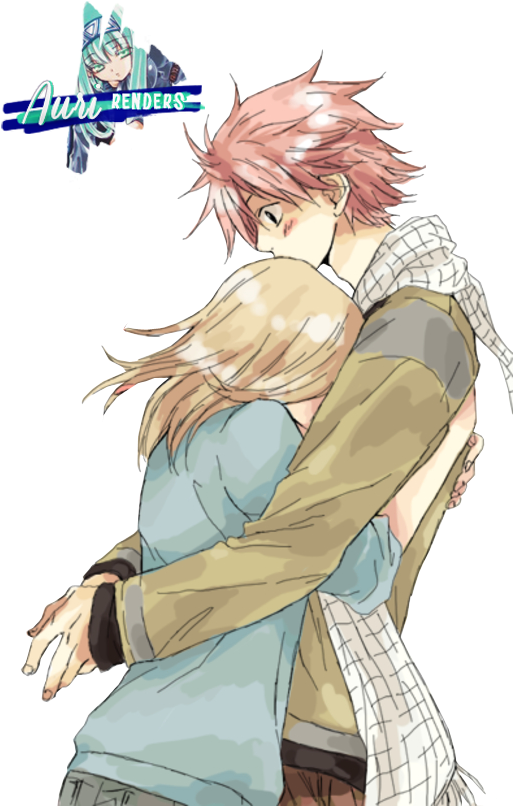 Lucy Heartfilia And Natsu Dragneel Relationship - Natsu Dragneel And Lucy Heartfilia Png Clipart (520x815), Png Download