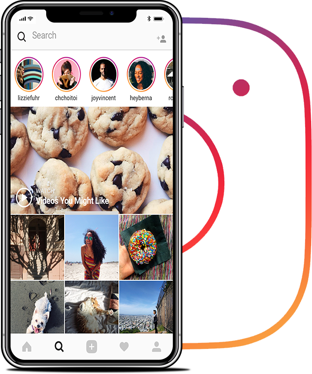 Instagram App Development Cost - Mobile Phone Clipart (643x771), Png Download
