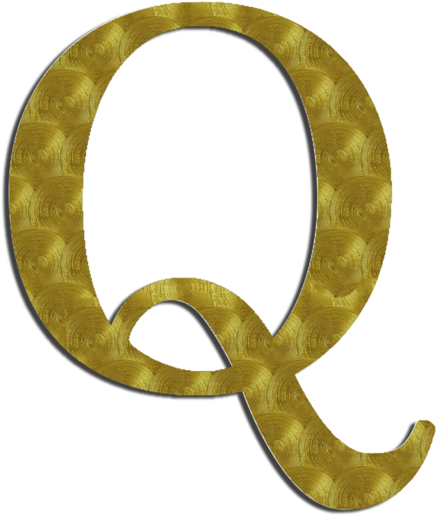 Amsterdam Blond Letter Q Clipart (1000x1000), Png Download