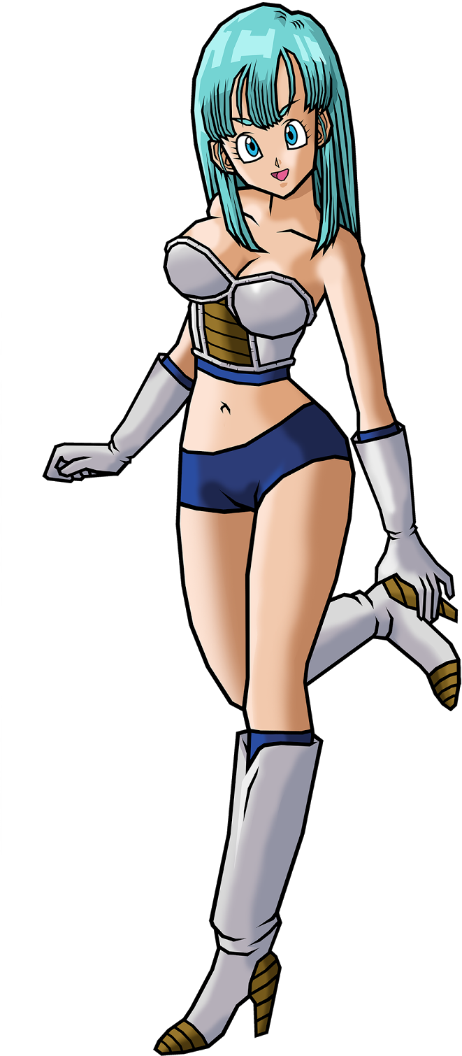 Render - Bulma - Dragon Ball Bra Png Clipart (775x1600), Png Download