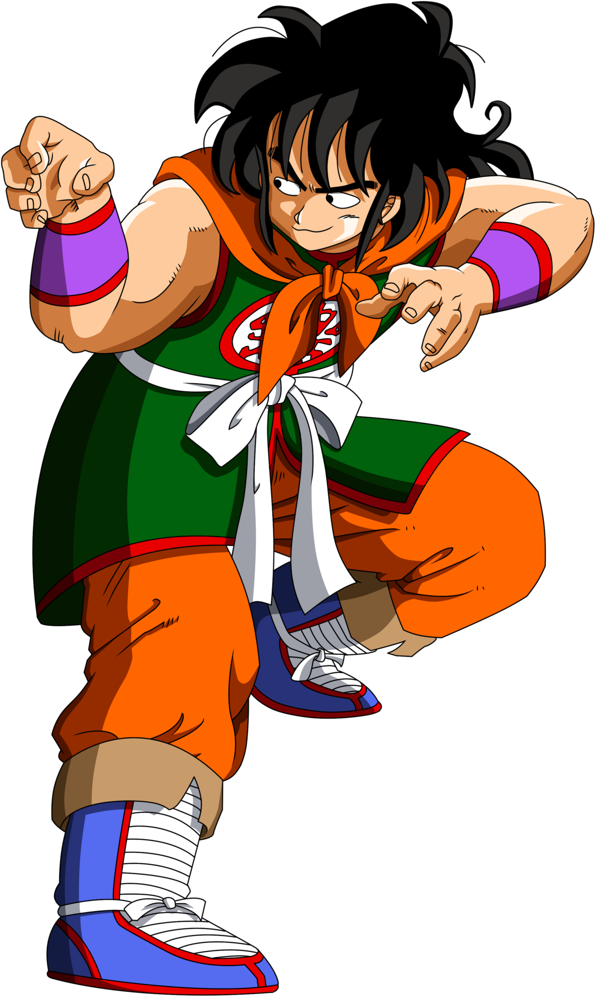 'mostly Bad Guys' Means That In General It's Usually - Goku And Yamcha And Tien Clipart (1280x2054), Png Download