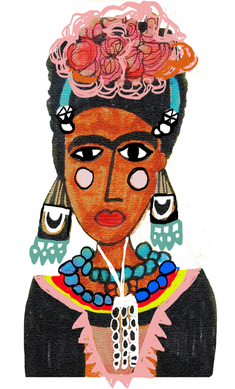 Frida Kahlo De Rivera - Frida Kahlo Museum Clipart (1152x1476), Png Download
