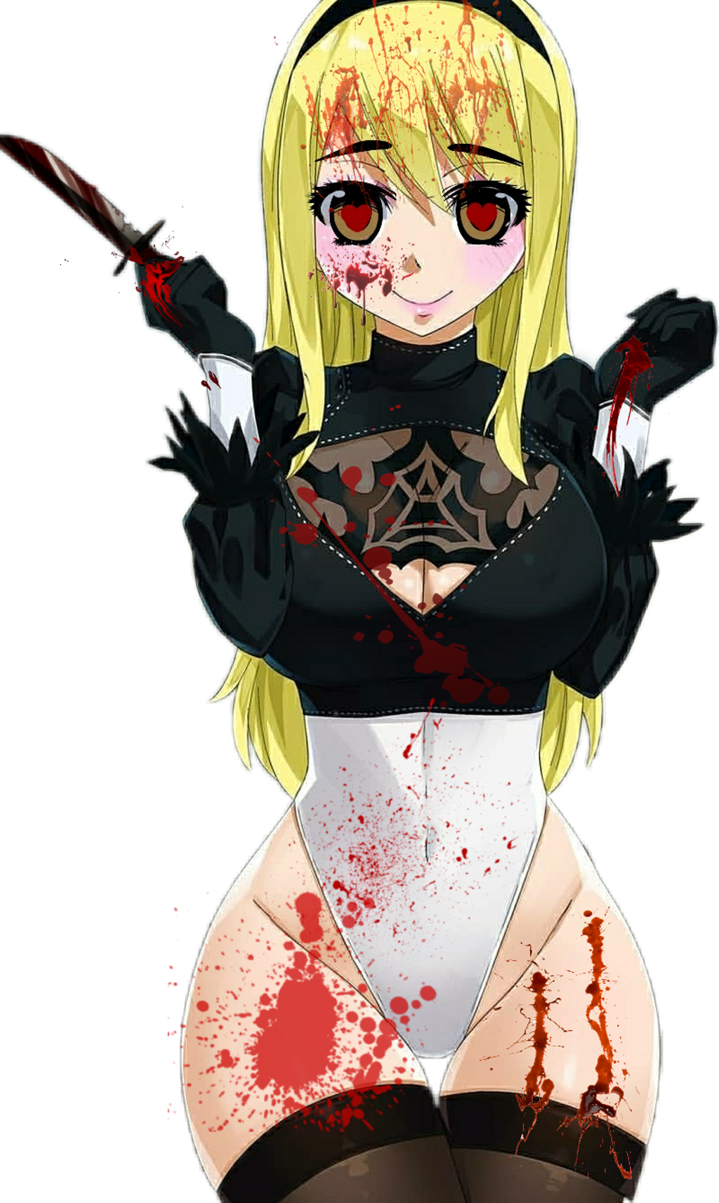#yandere #blood #lucy Heartfilia #lucy - Lucy Heartfilia Clipart (1024x1713), Png Download