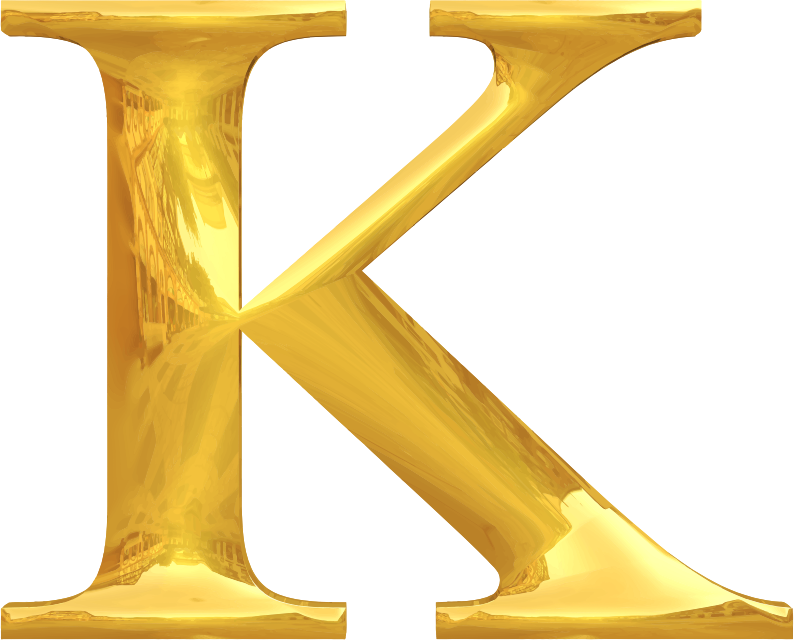 Medium Image - Clip Art Gold K - Png Download (794x640), Png Download