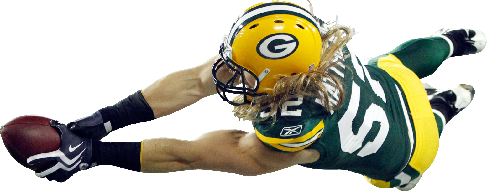 Aaron Rodgers Png - Clay Matthews Packers Clipart (1554x610), Png Download