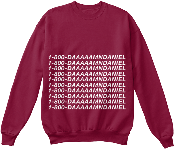 A Damn Daniel Shirt - Sweater Clipart (638x560), Png Download