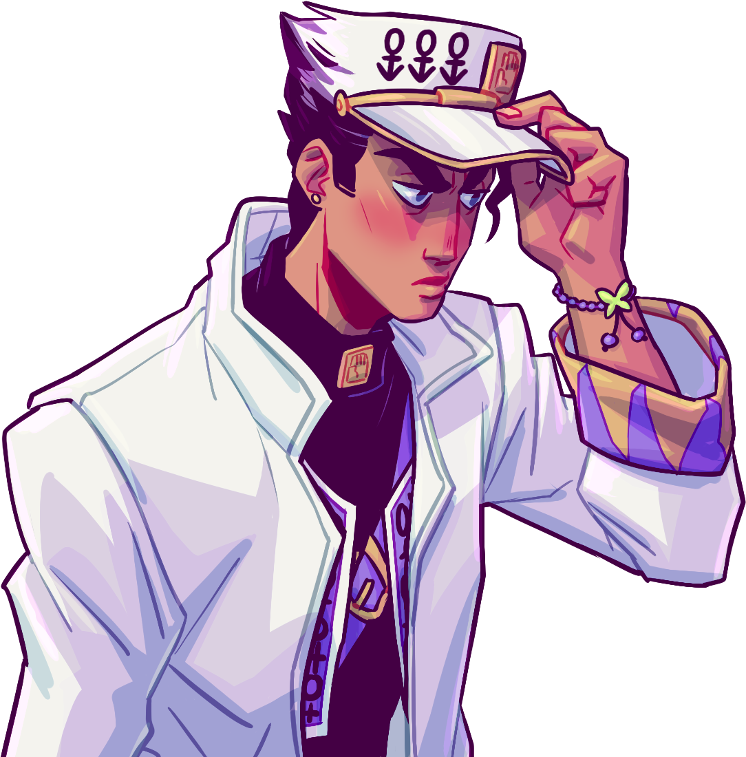 Jojo's Bizarre Adventure, Jotaro Kujo, Jojo Bizarre, - Cartoon Clipart (1214x1165), Png Download