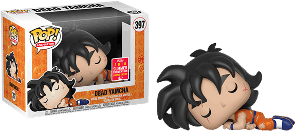 Yamcha Dead Sdcc18 Pop Vinyl Figure - Dead Yamcha Funko Pop Clipart (600x600), Png Download