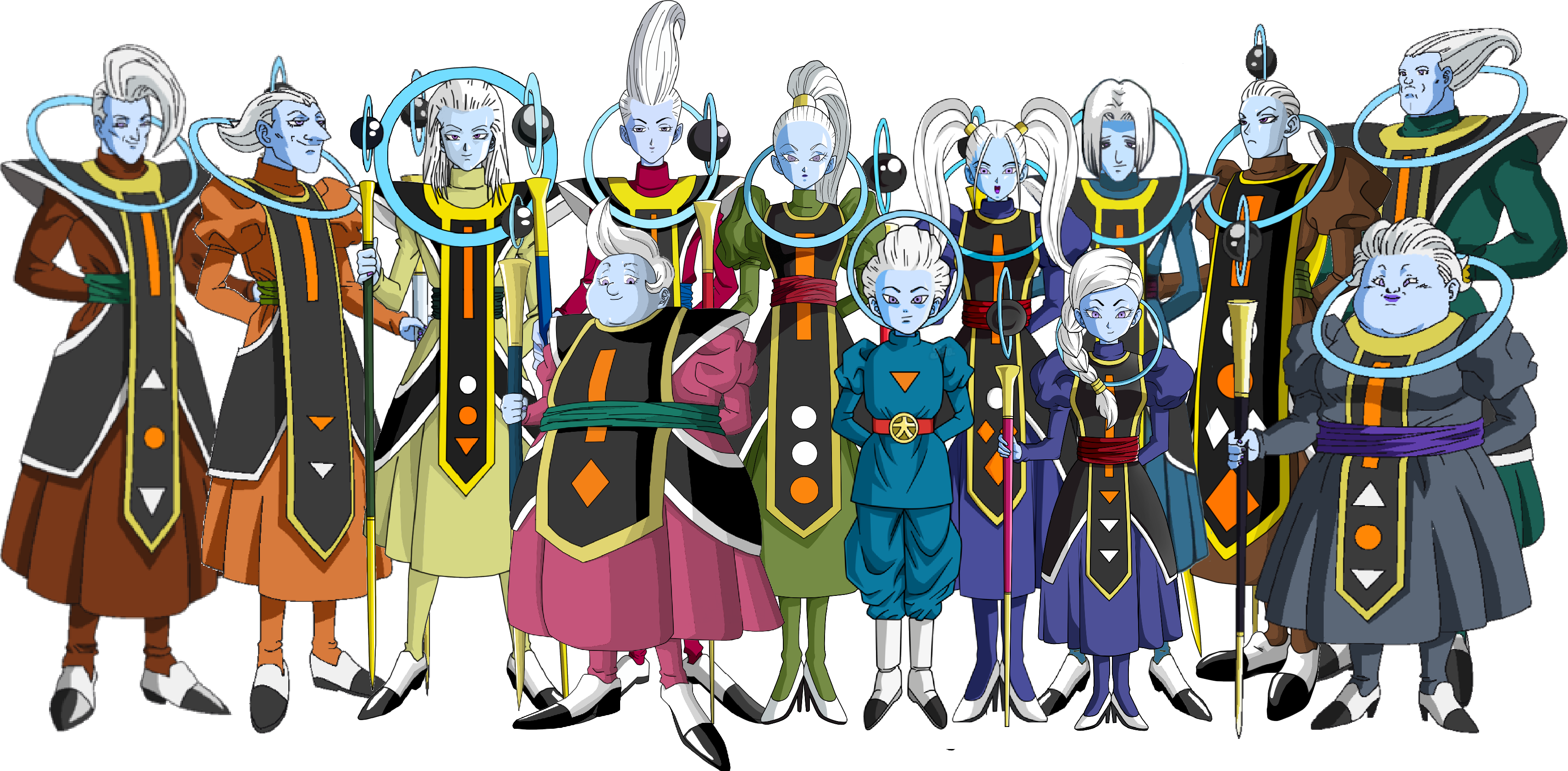 Png - Angeli Dragon Ball Super Clipart (3421x1682), Png Download