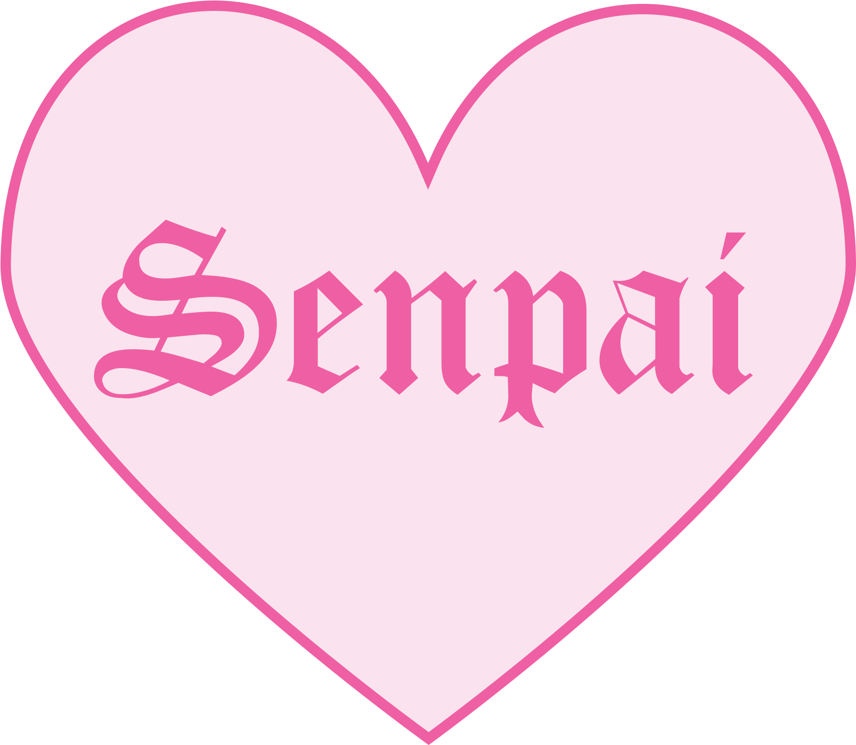 Senpai <3 - Png Me Wifi Clipart (2400x2400), Png Download