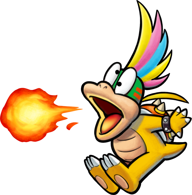 Bowser Jr - - Bowser Jr Journey Koopalings Clipart (636x646), Png Download