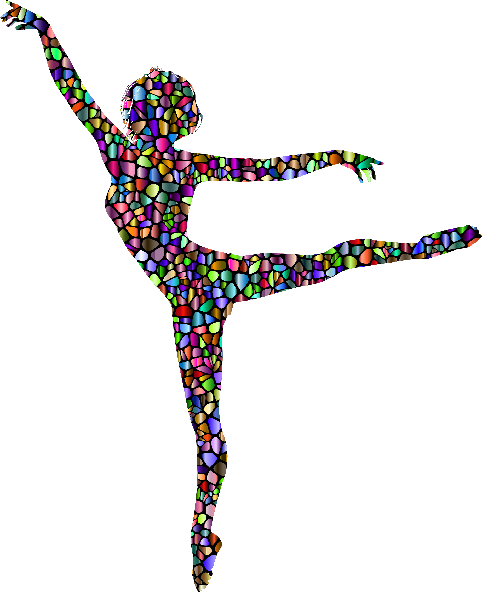 Clipart - Jazz Dancer Silhouette - Png Download (1844x2264), Png Download