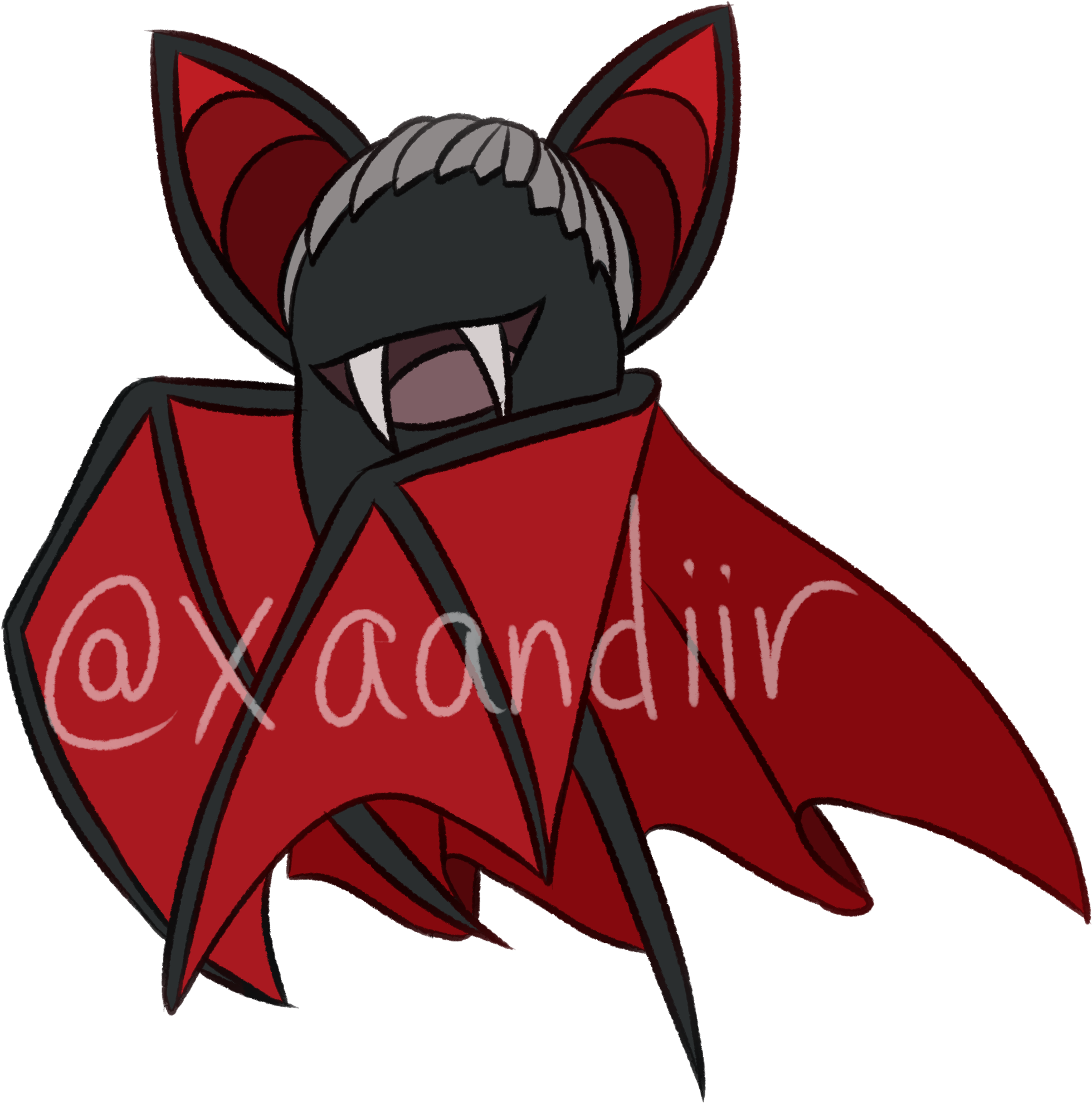 Dracula Zubat - Cartoon Clipart (2076x2068), Png Download