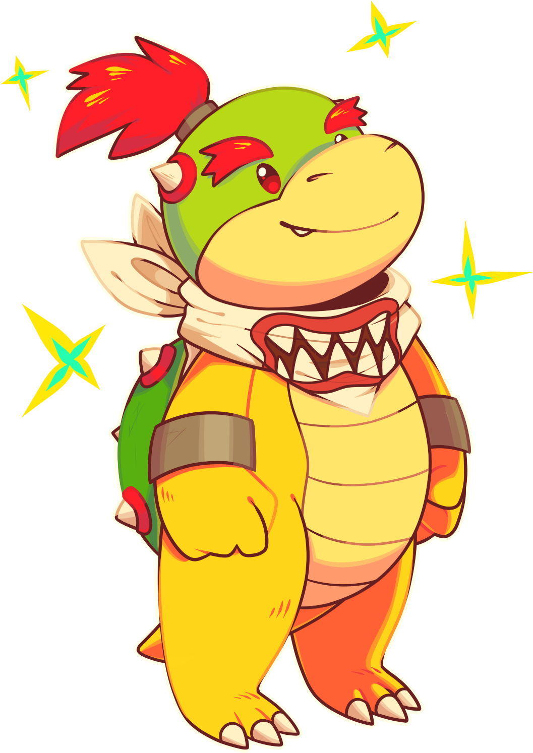 395kib, 1093x1538, - Bowser Jr Art Clipart (1093x1538), Png Download