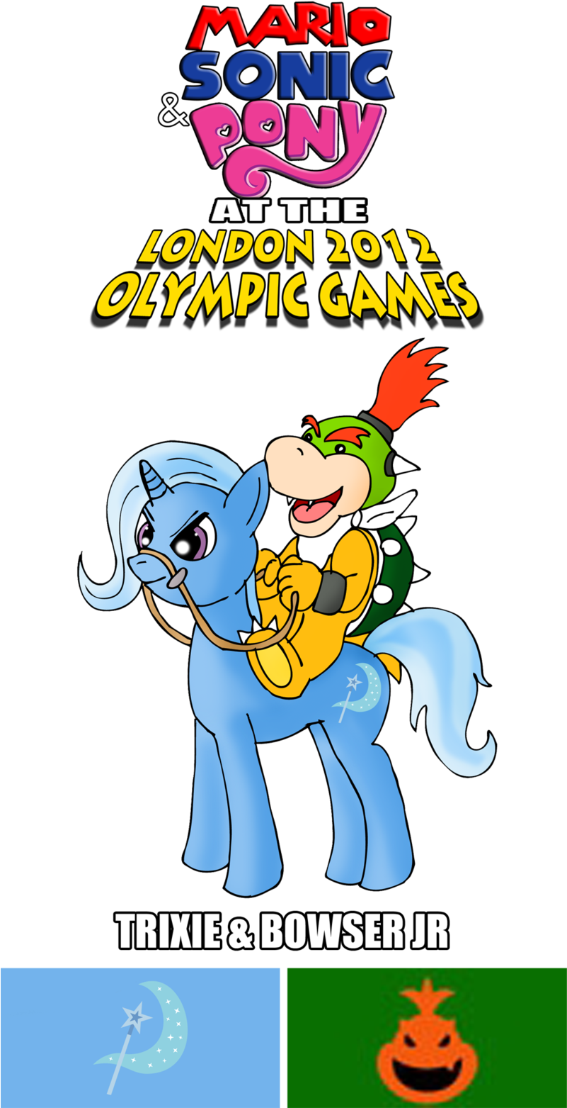 Zefrenchm, Bowser Jr, Crossover, Mario & Sonic, Mario Clipart (801x1563), Png Download