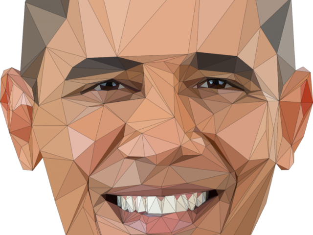 Portrait Clipart Obama - Barack Obama - Png Download (640x480), Png Download
