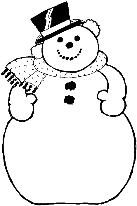 The Big Of Frosty Snowman Coloring For Kids - Snowman With Number 2 Clipart (591x818), Png Download