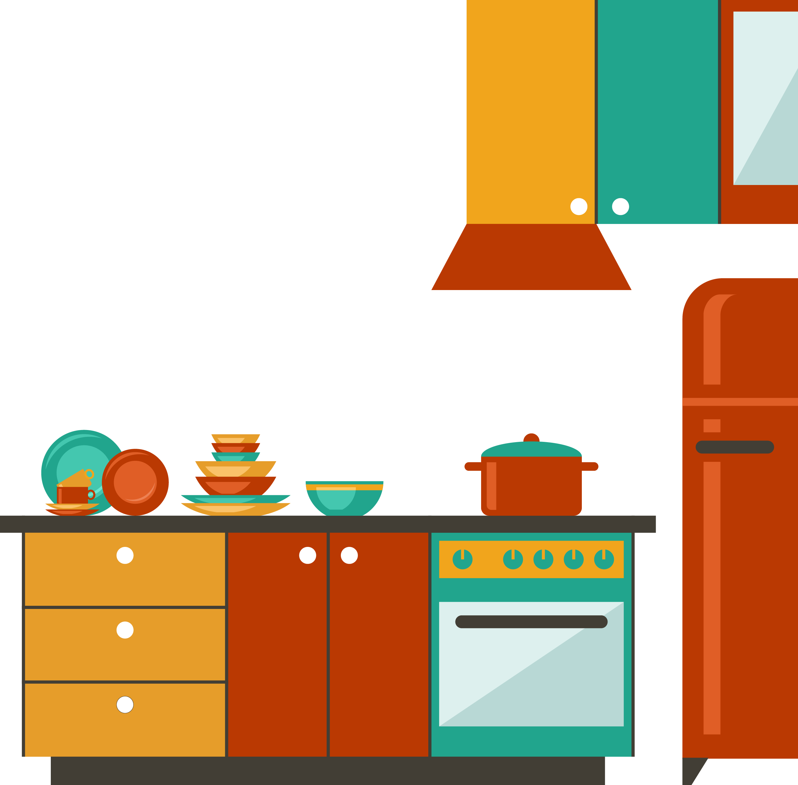 Kitchen Png Hd Photo - Вектор Кухня Clipart (2765x2720), Png Download