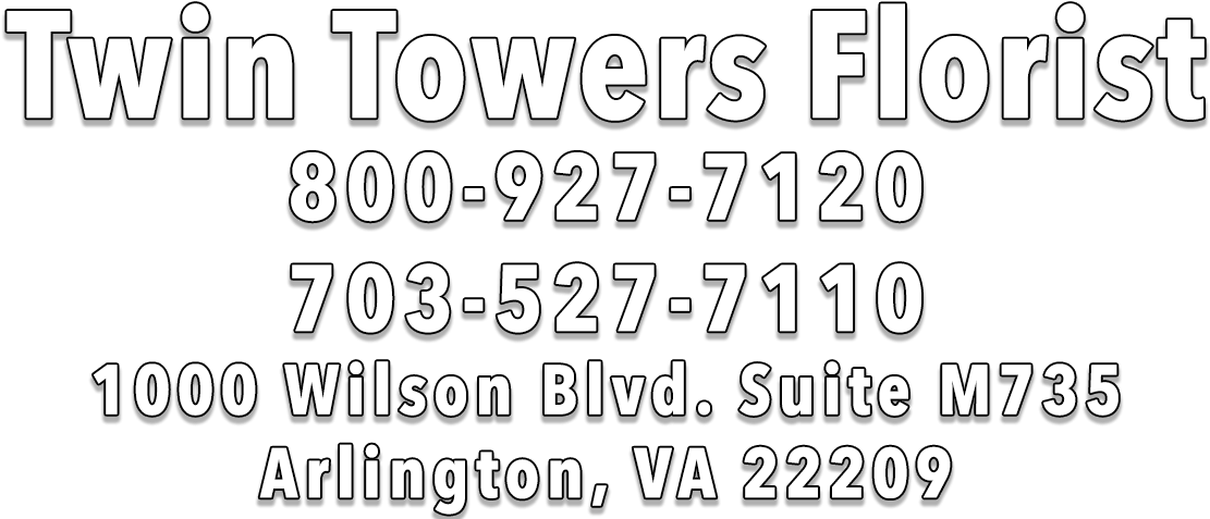 Twin Towers Florist - Calligraphy Clipart (1361x487), Png Download