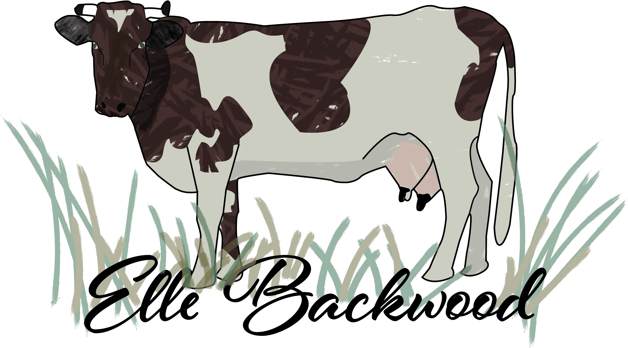 Dairy Cow Clipart (2831x1511), Png Download