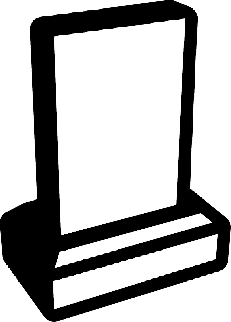 Free Pictures Images Found Outline Cartoon Grave - Simbol Makam Png Clipart (800x1117), Png Download