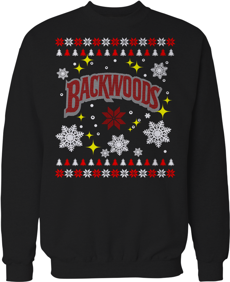 Backwoods - Pimp C Christmas Sweater Clipart (1000x1000), Png Download