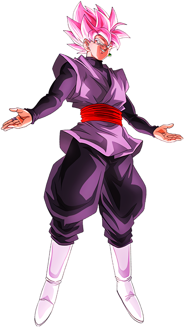 #dokkanbattle [virtue Of Noble Beauty] Goku Black Character - Goku Black Rose Dokkan Clipart (900x1200), Png Download