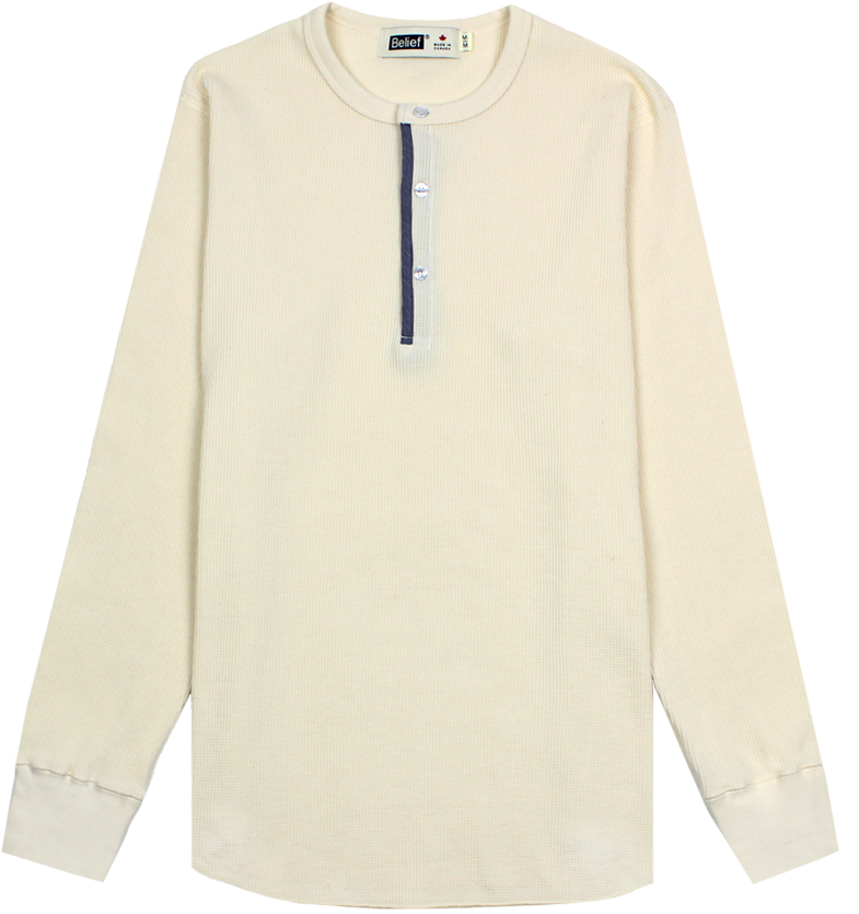 Backwoods Thermal Henley Clipart (785x835), Png Download